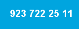 923 722 25 11